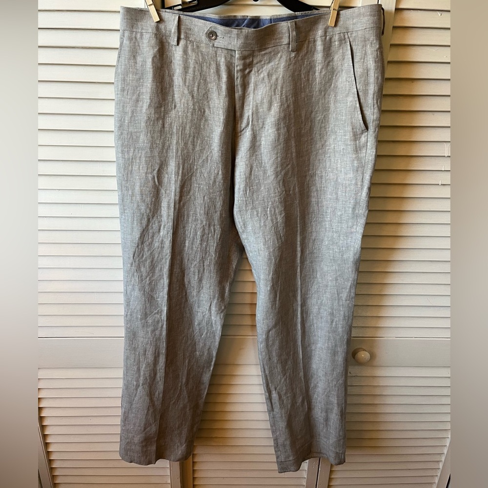 Tommy Hilfiger Light Grey Linen Pant